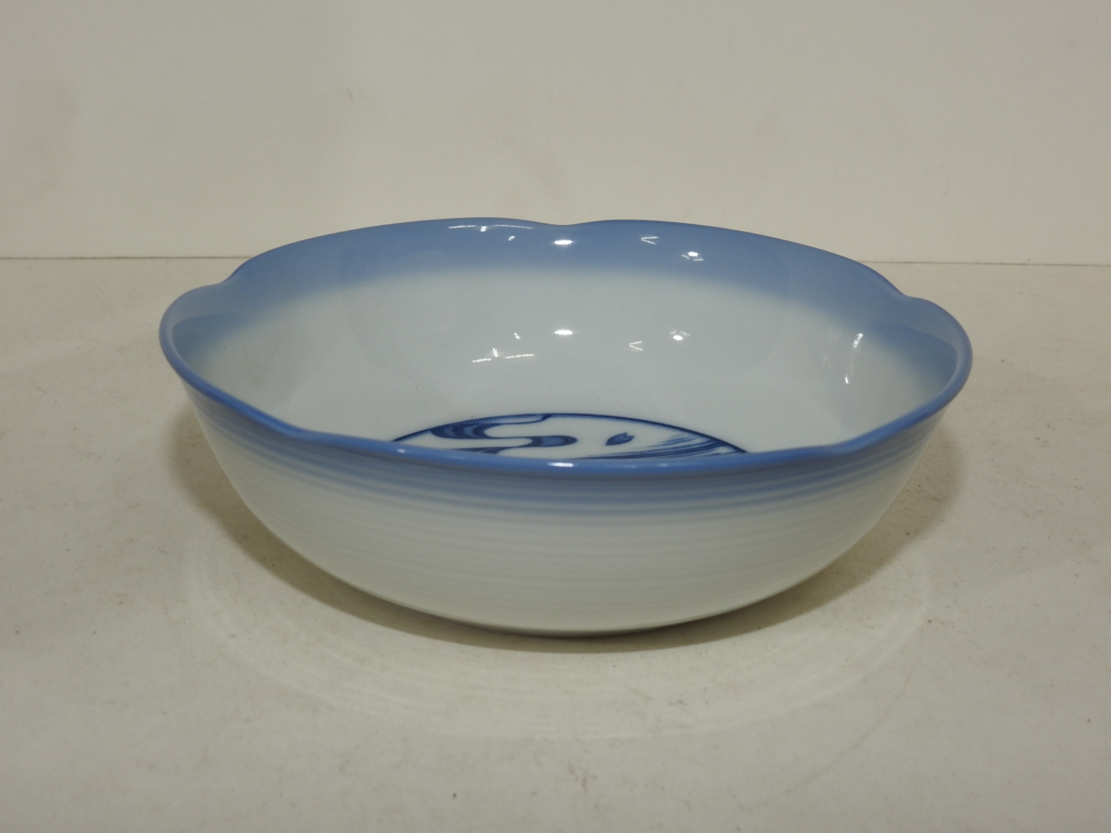 미사용 이마리 청화백자추상화문 화형완 5점셋트