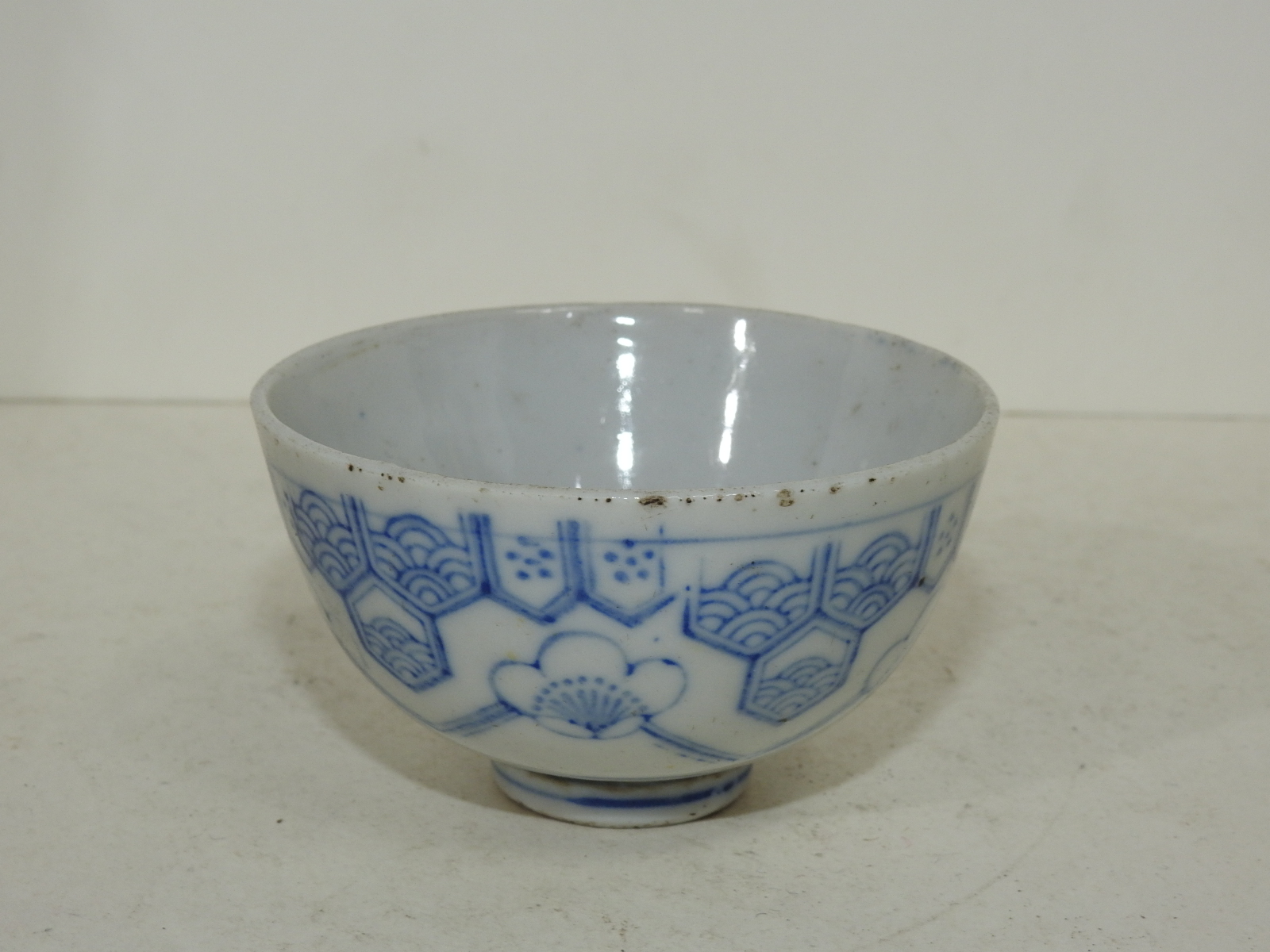 연대가좋은 청화백자화문 잔