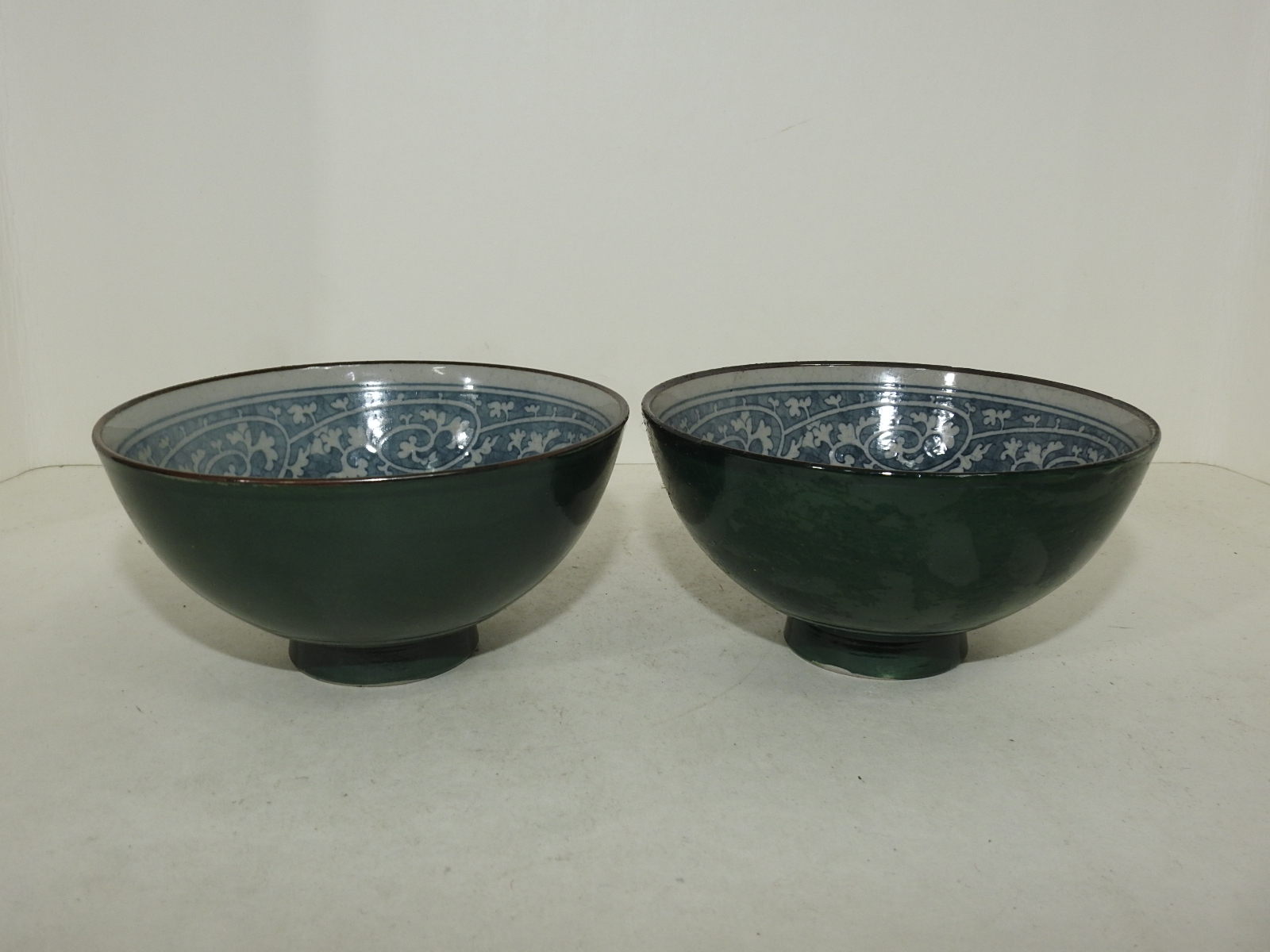 이마리 청자청화화문 완 2점