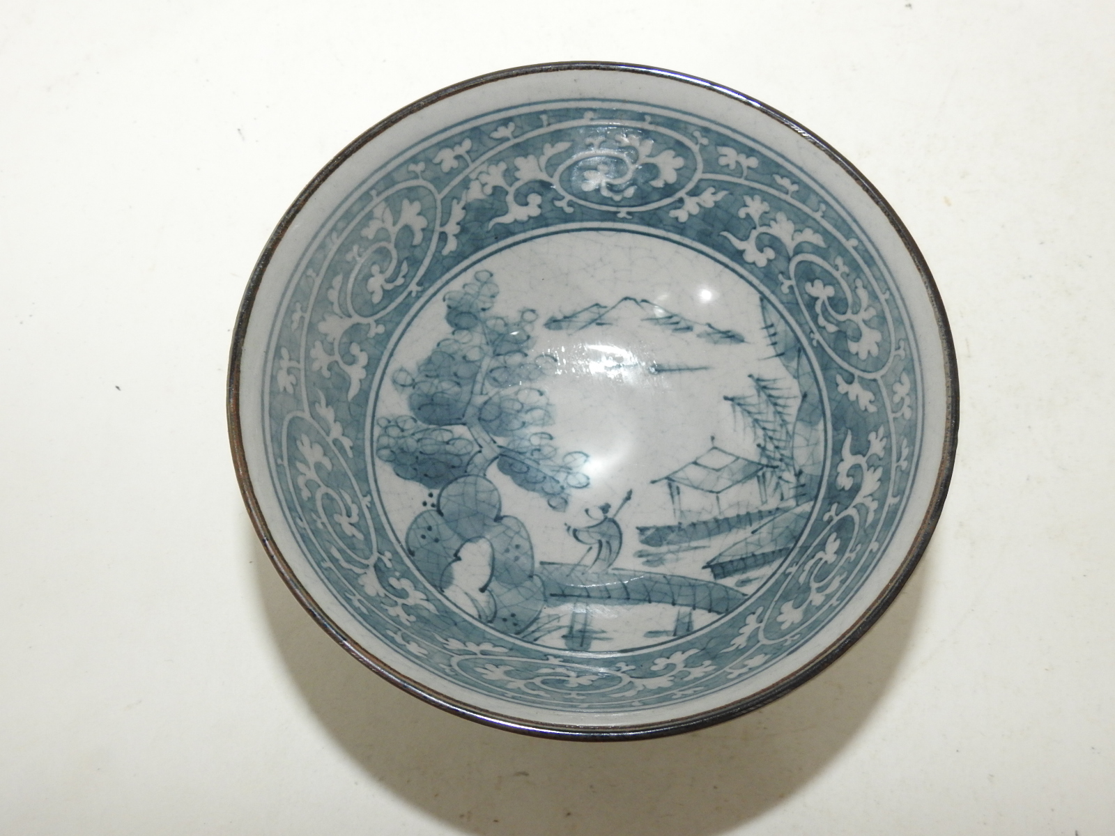 이마리 청자청화화문 완 2점