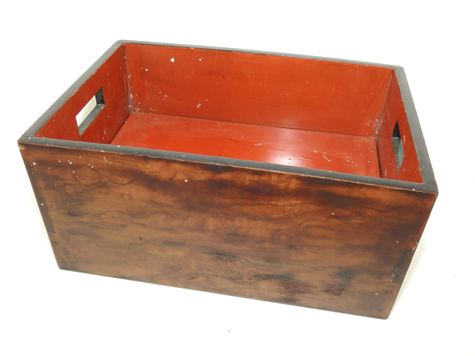 연대좋고 나무의 결이 좋은 벼루함