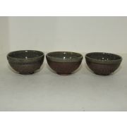 연대가좋은 청자 빙열이 많은 잔 3점