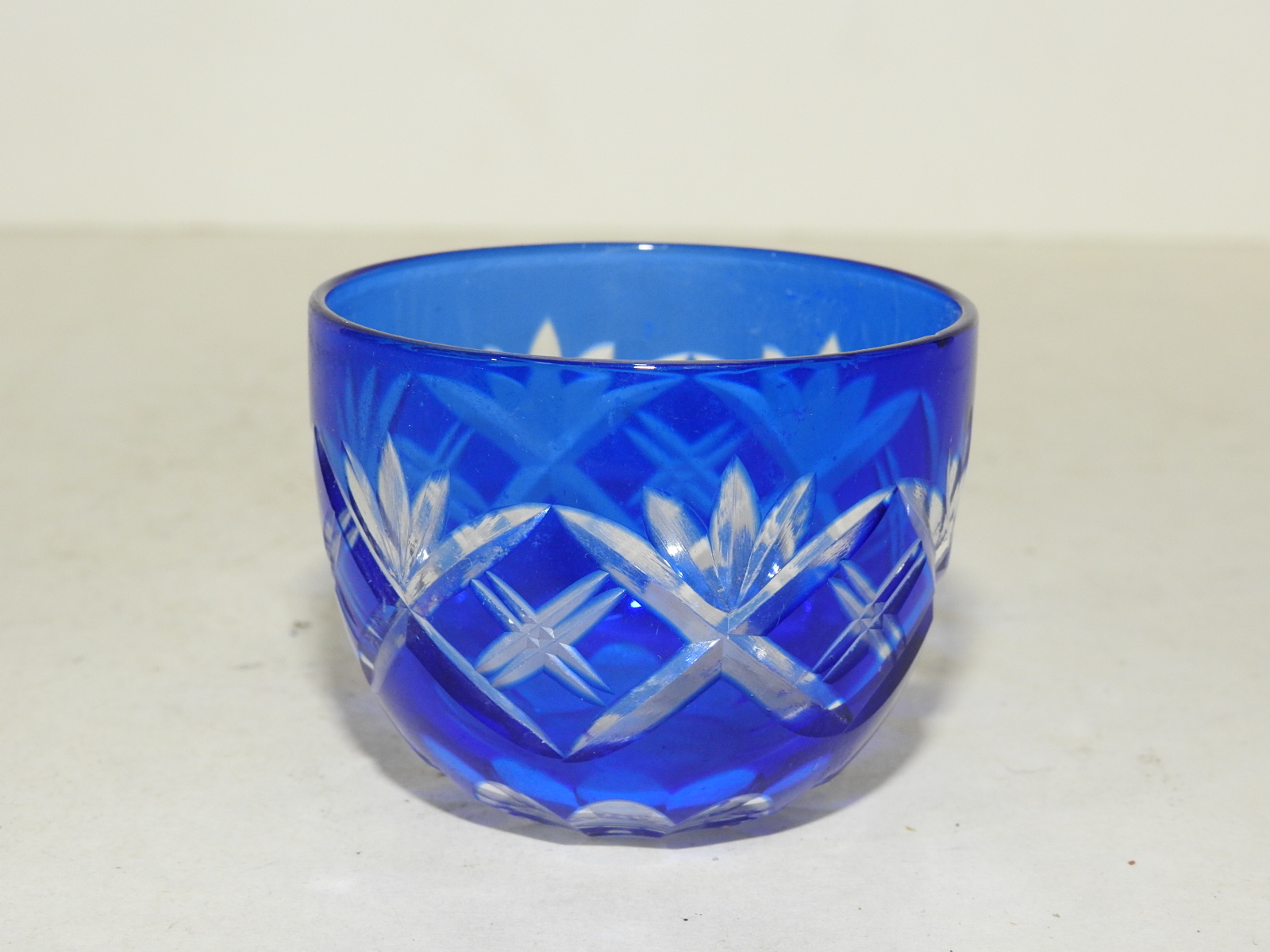 크리스탈 채색유리컷팅 잔