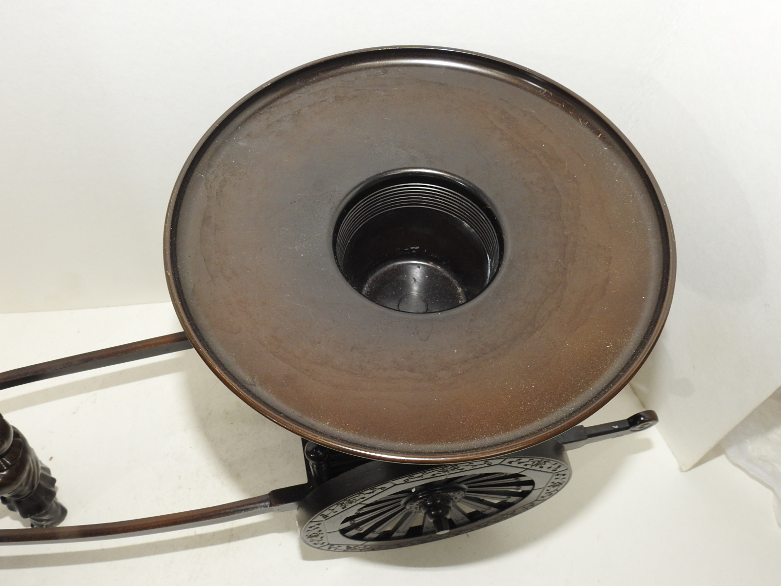 청동으로된 대형크기의 동자마차 호