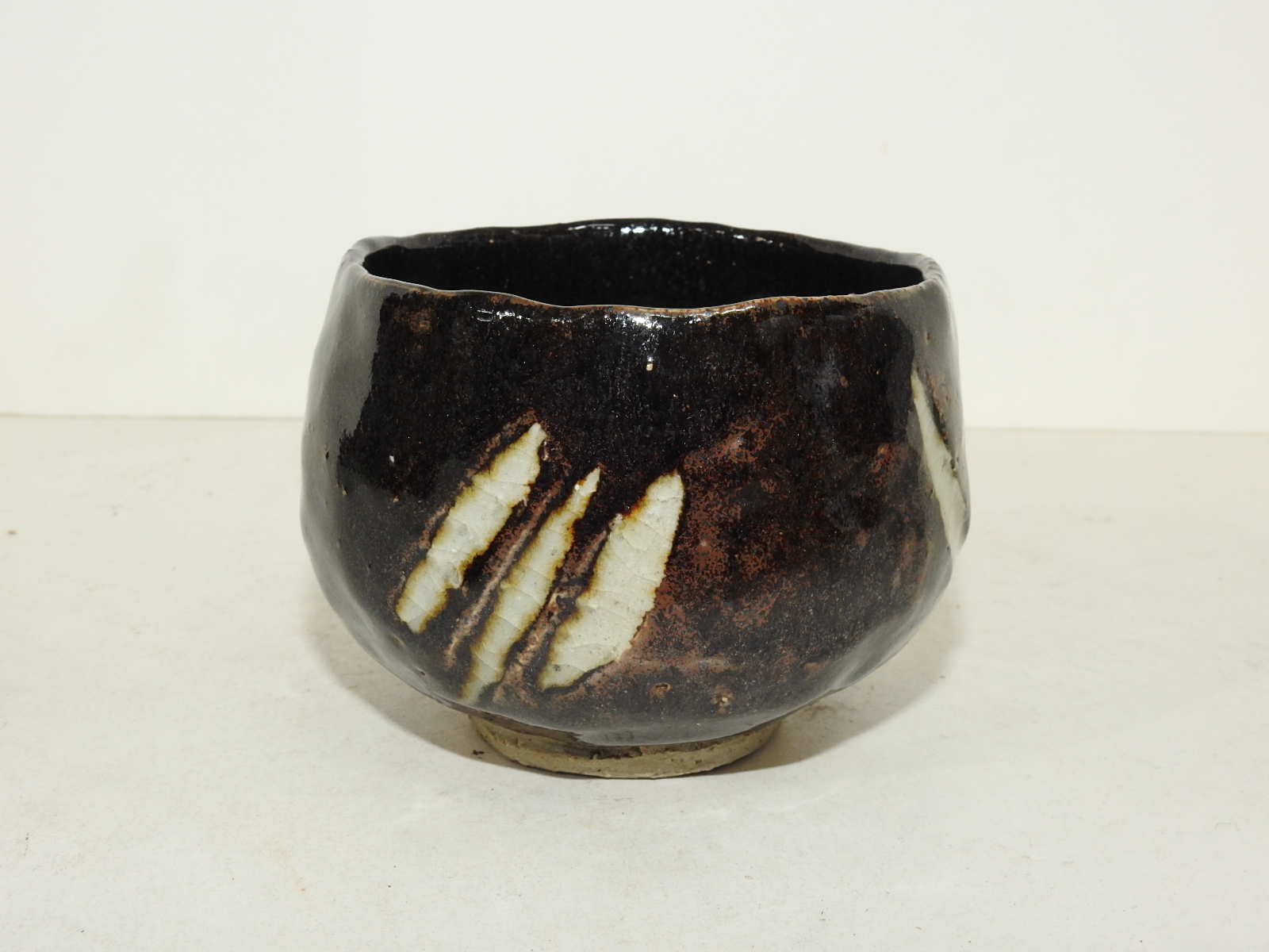 흑유청자 말찻잔