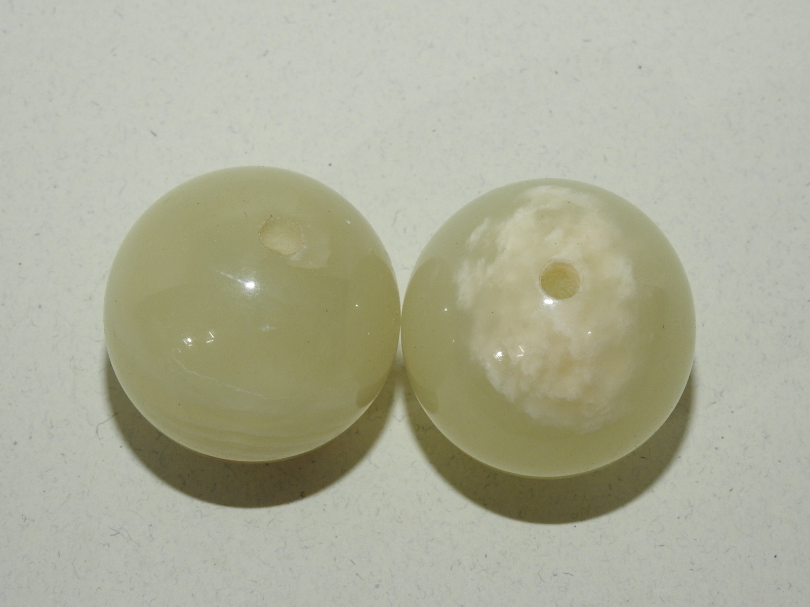 백옥돌로된 추(풍진) 1쌍