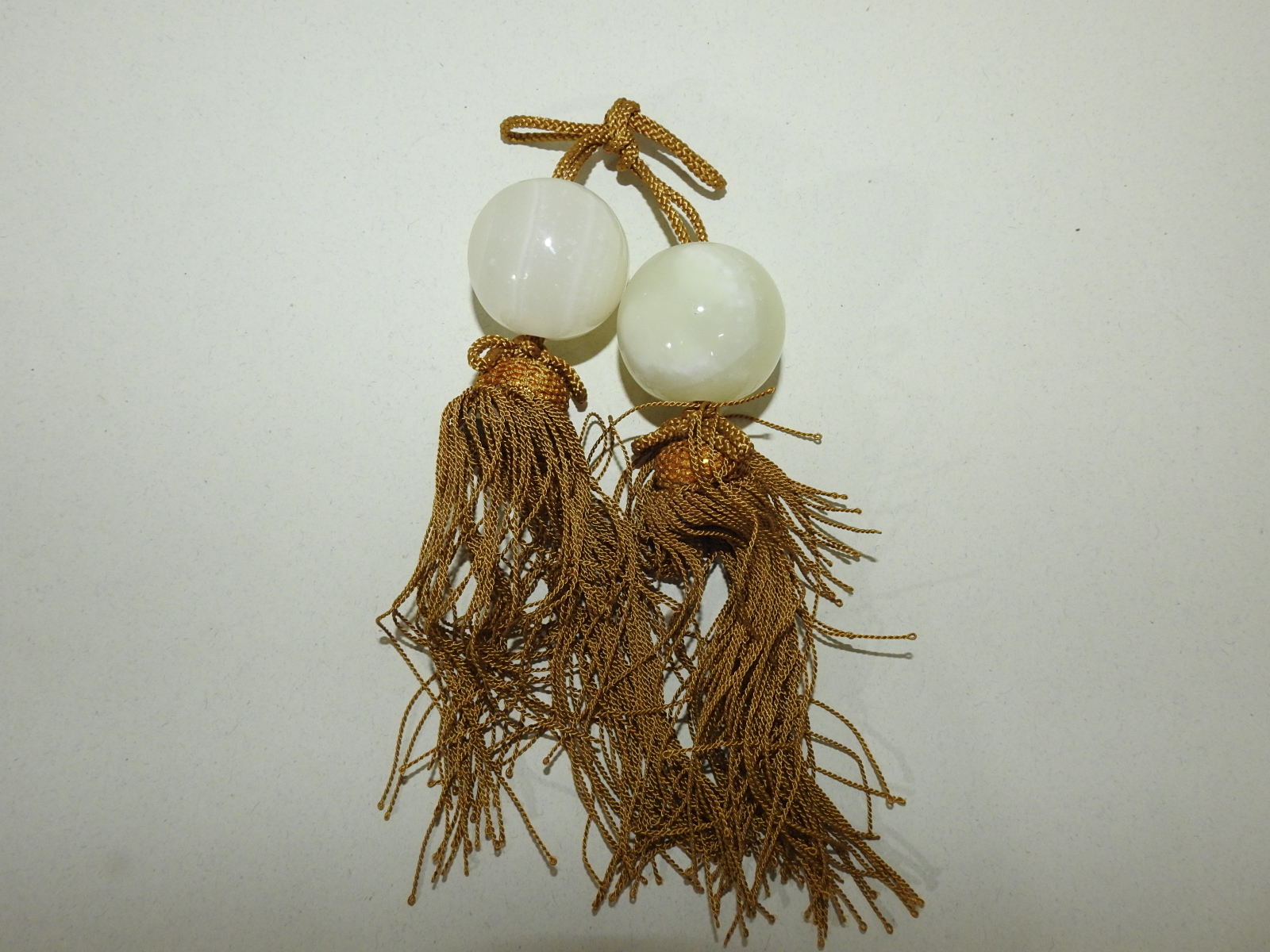 백옥돌로된 추(풍진) 1쌍