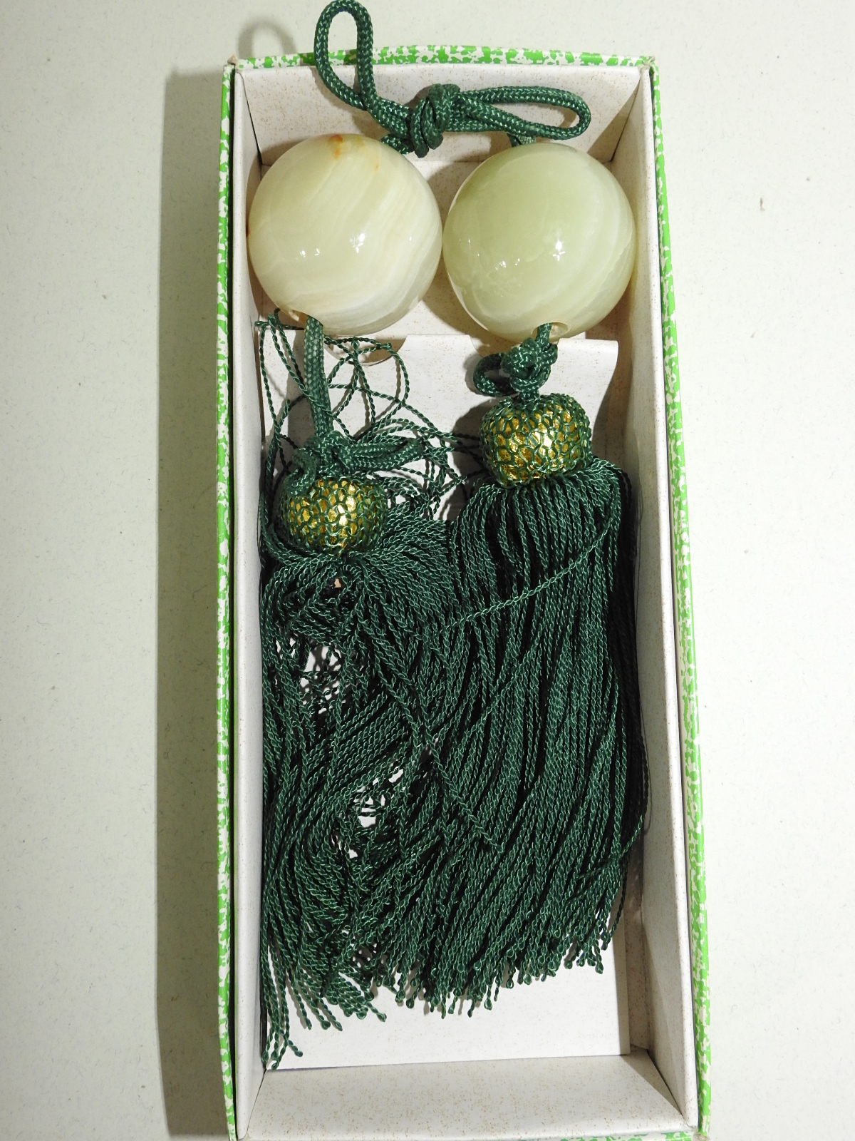 백옥돌로된 추(풍진) 1쌍