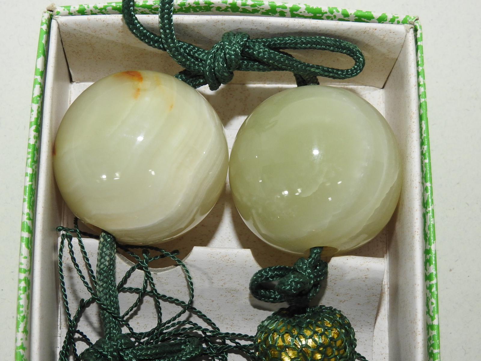 백옥돌로된 추(풍진) 1쌍