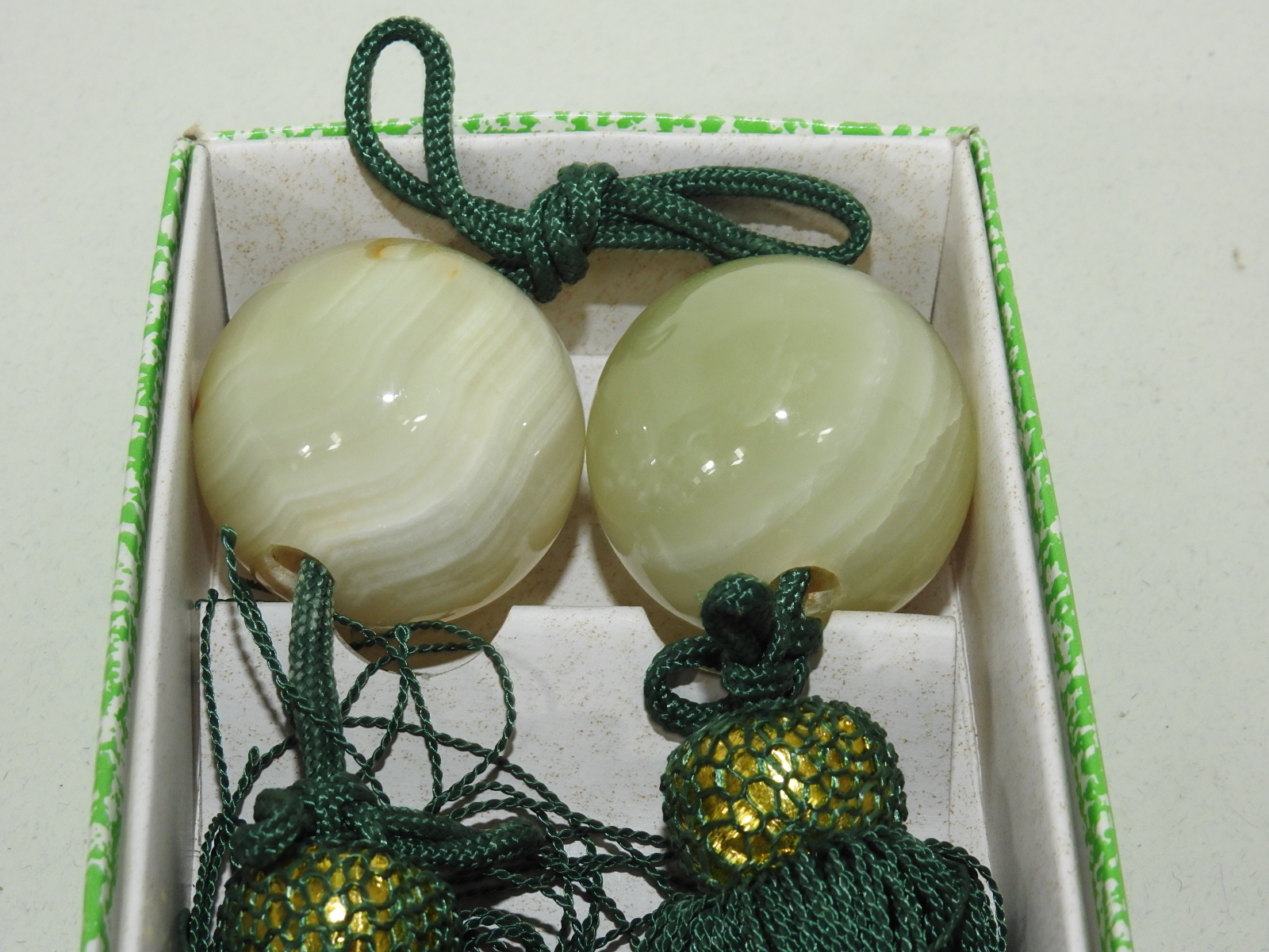 백옥돌로된 추(풍진) 1쌍