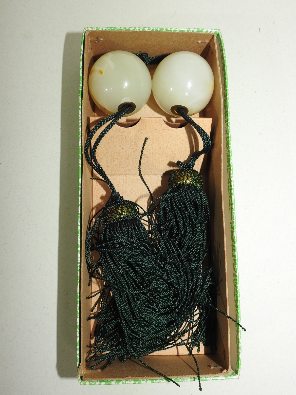 백옥돌로된 추(풍진) 1쌍