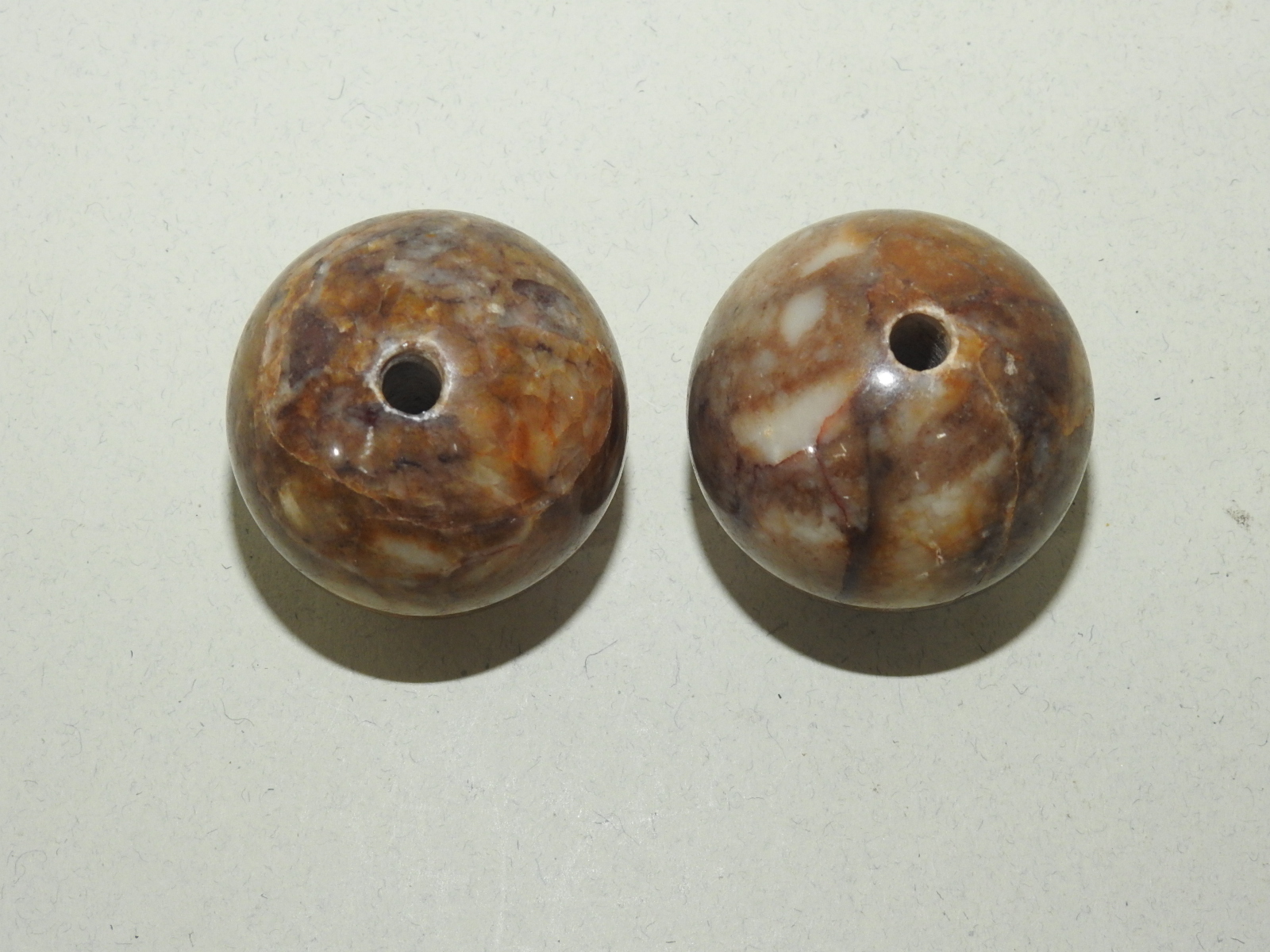 황무뉘옥돌로된 추(풍진) 1쌍