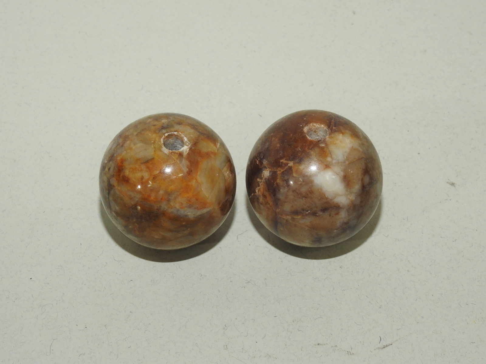 황무뉘옥돌로된 추(풍진) 1쌍