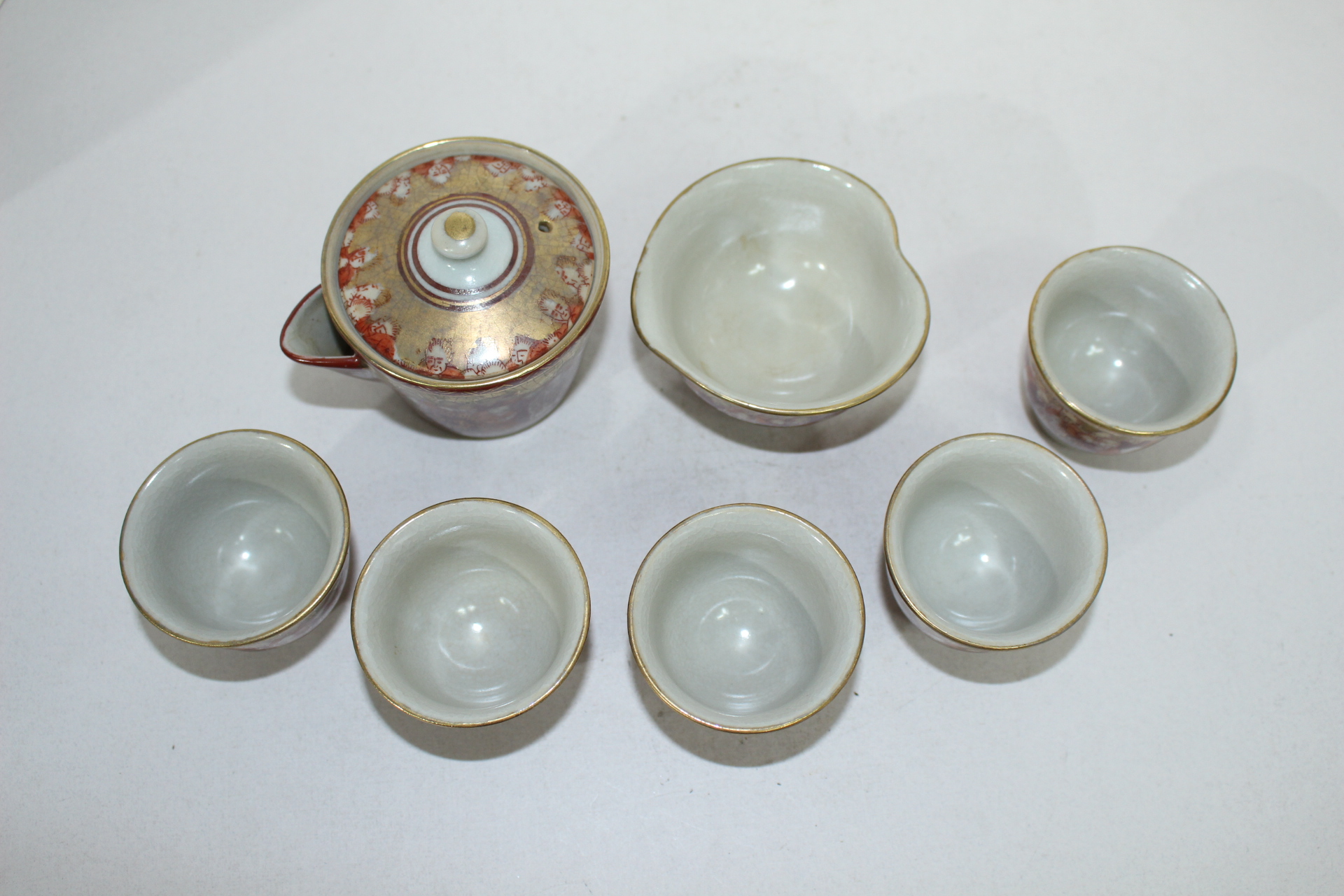 연대가좋은 구다니 신선인물문 5인 다관셋트