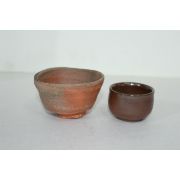 시가라끼 청자 잔 2점