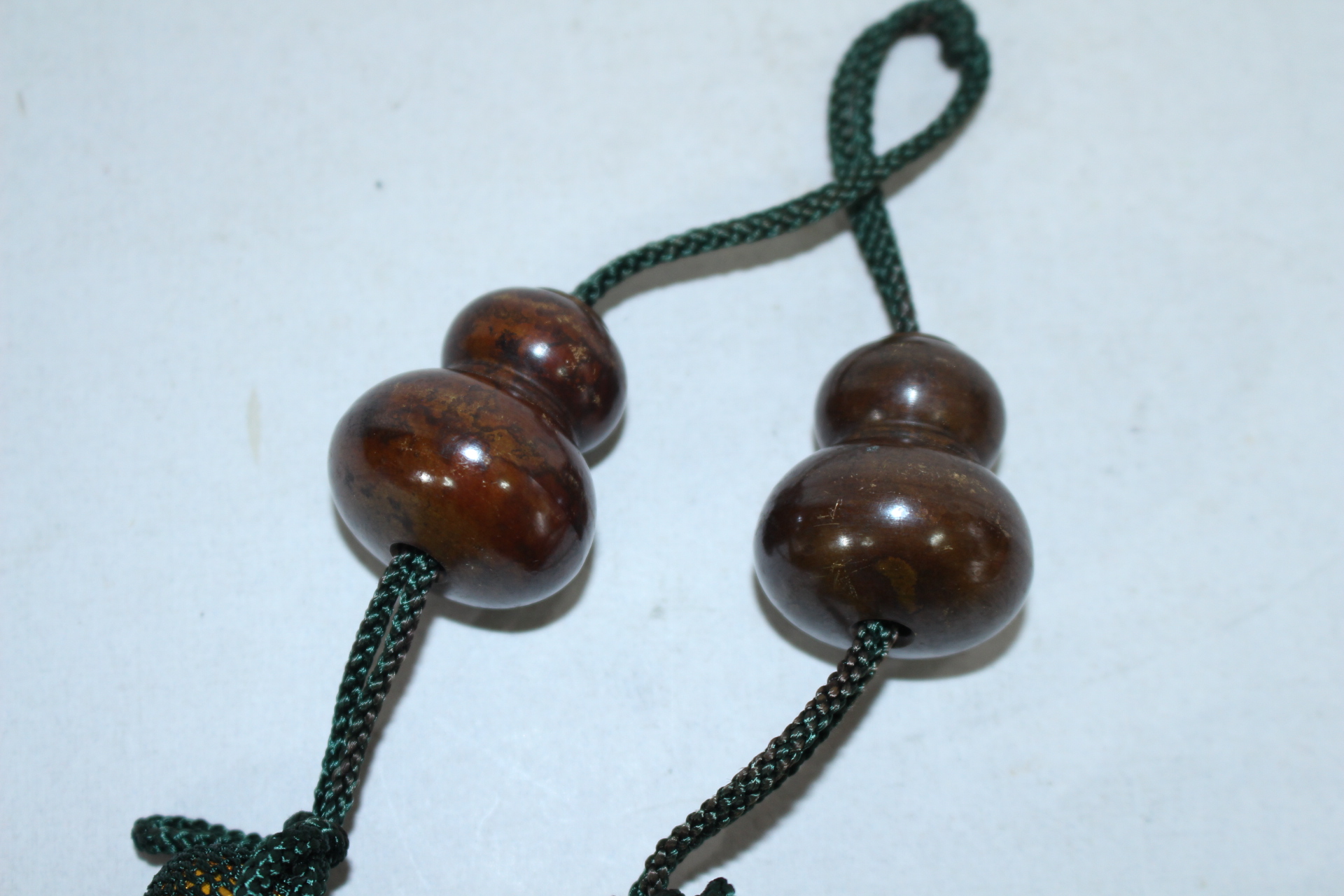 묵직한 청동통으로된 추(풍진) 1쌍