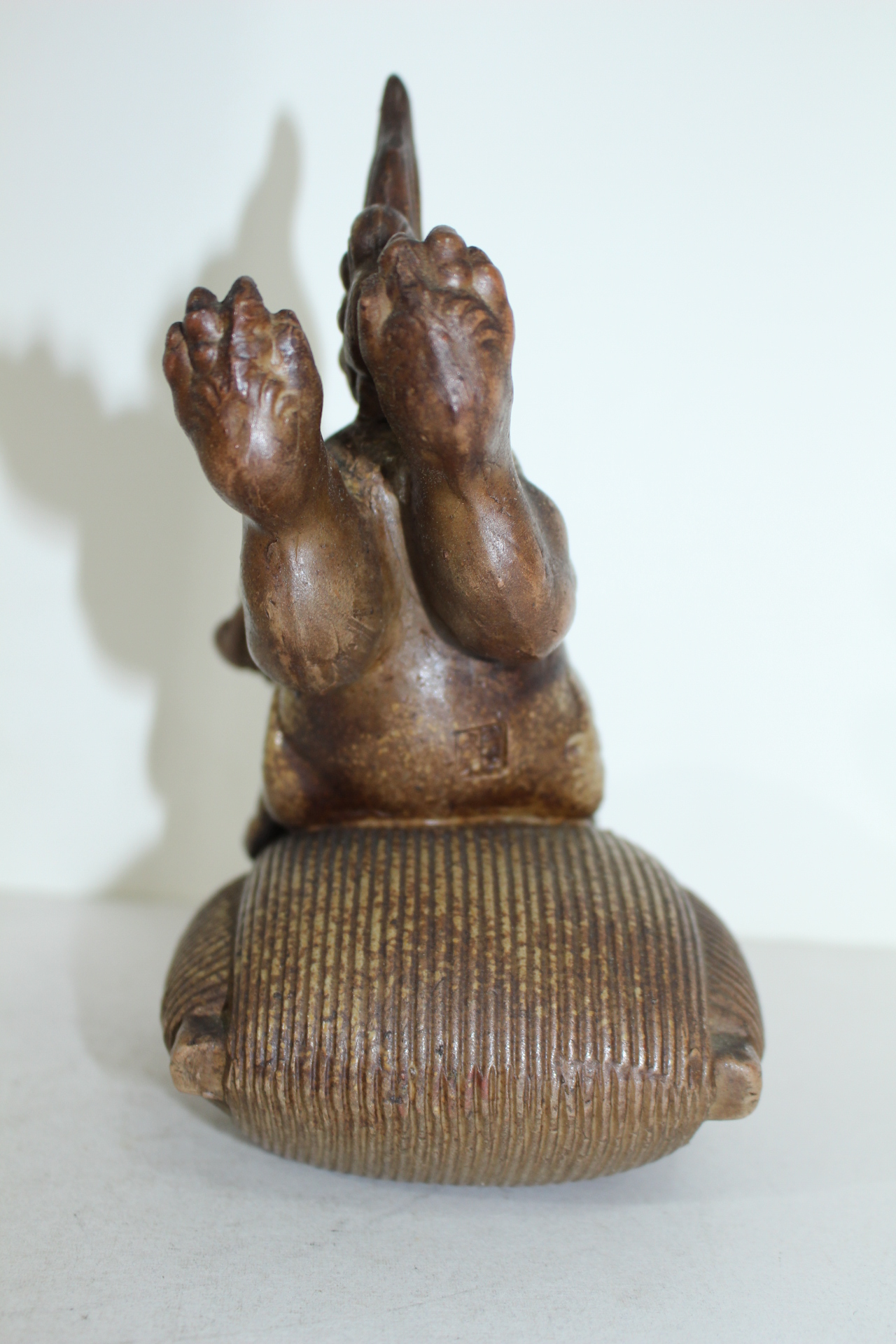 연대좋은 시가라끼(信樂) 청자 해태 조각상