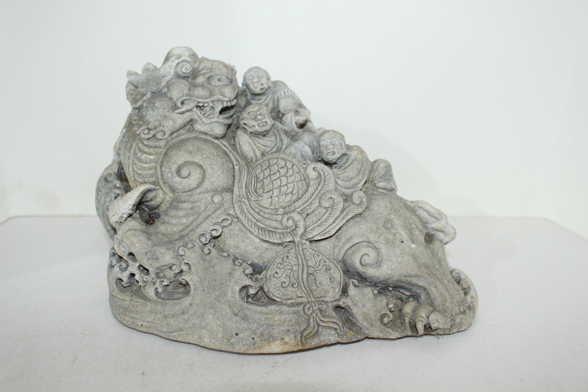 해태용 도인 조각상