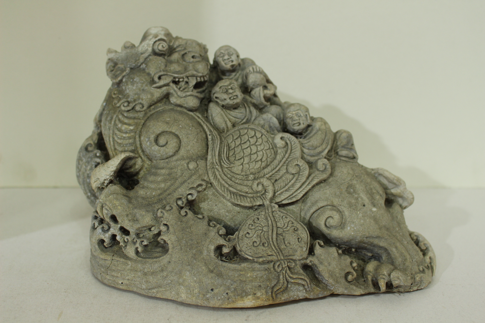 해태용 도인 조각상