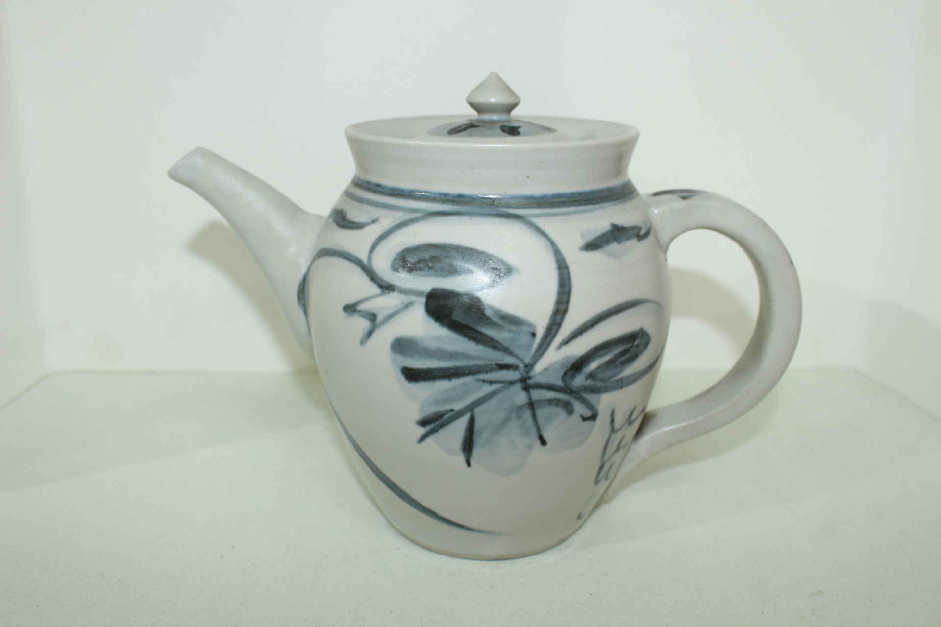 청화백자 초화문 주자