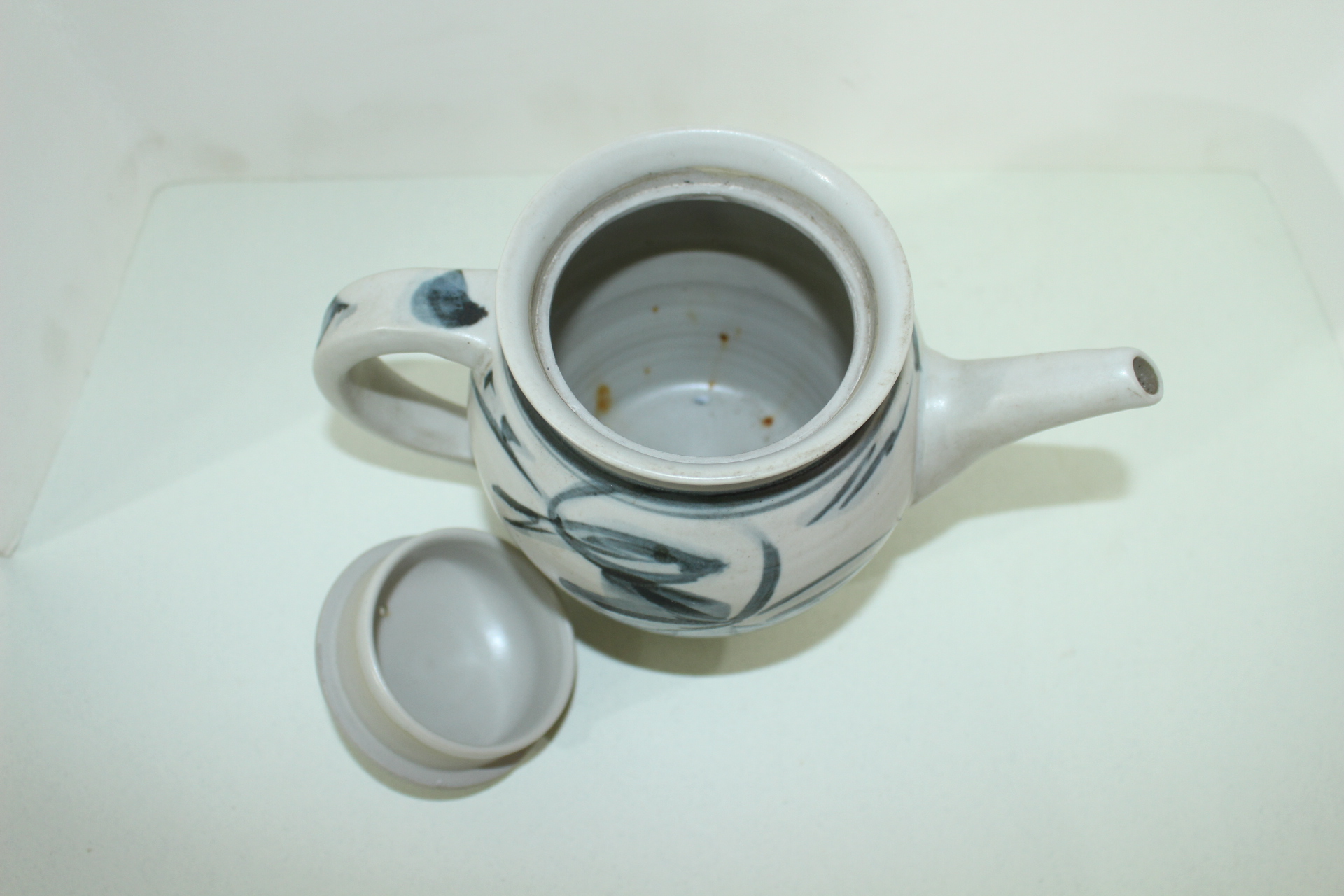 청화백자 초화문 주자