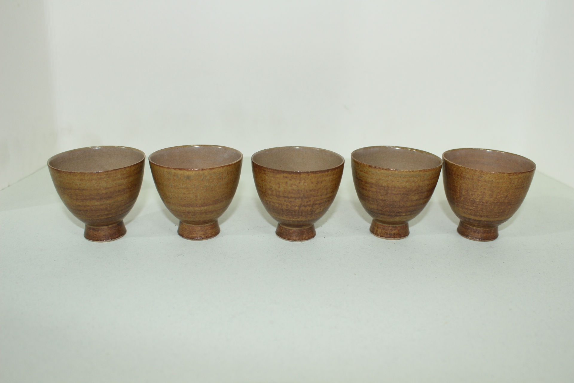 아주얇은 청자잔 5점셋트