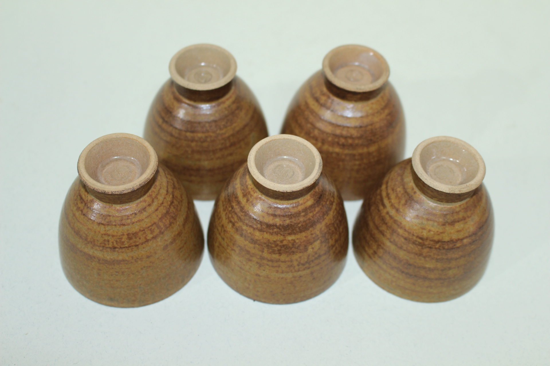 아주얇은 청자잔 5점셋트