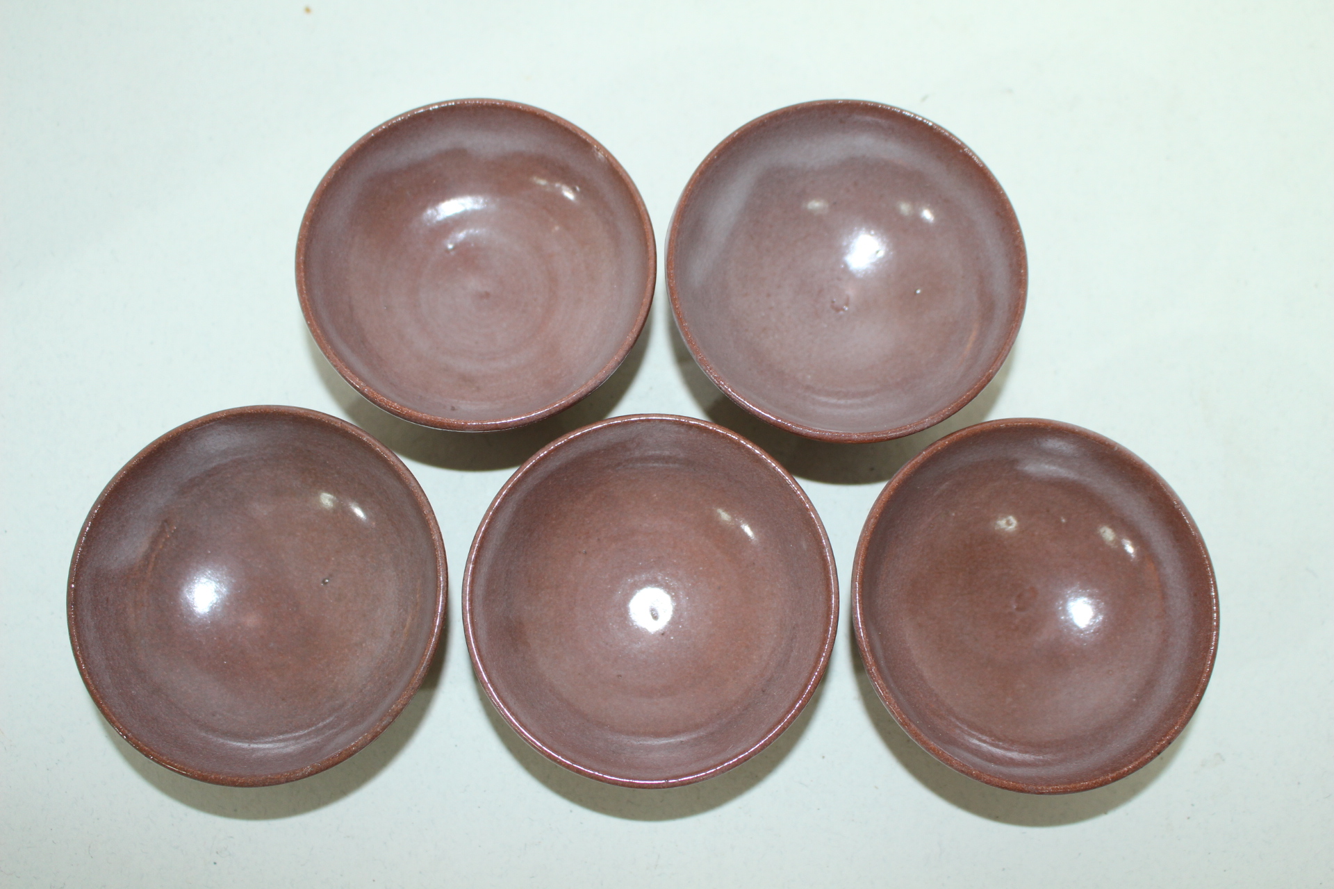 굽따인 청자 여름잔 5점셋트