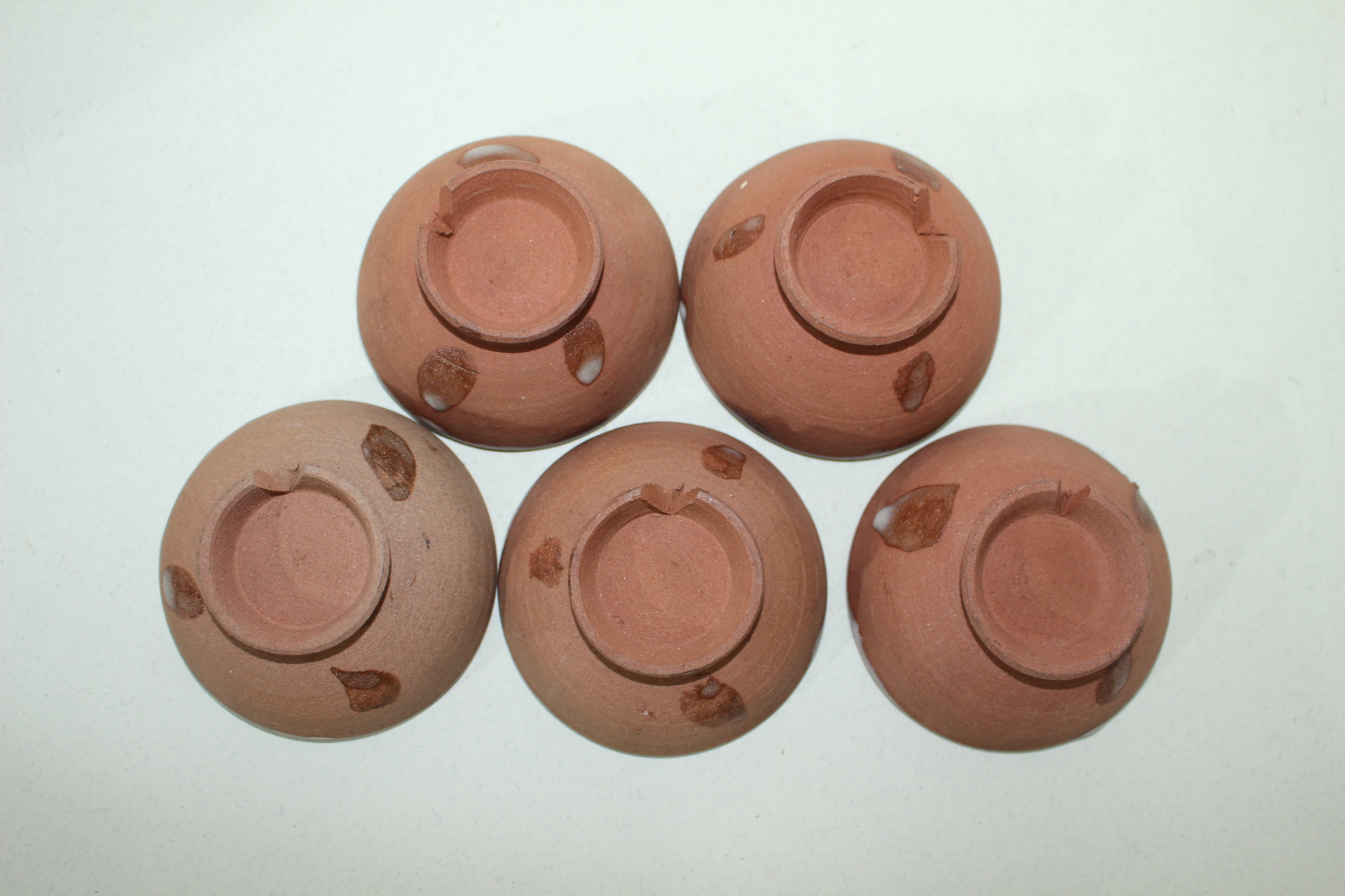 굽따인 청자 여름잔 5점셋트