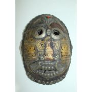 골동 거북이 등껍질에 백동으로된 탈