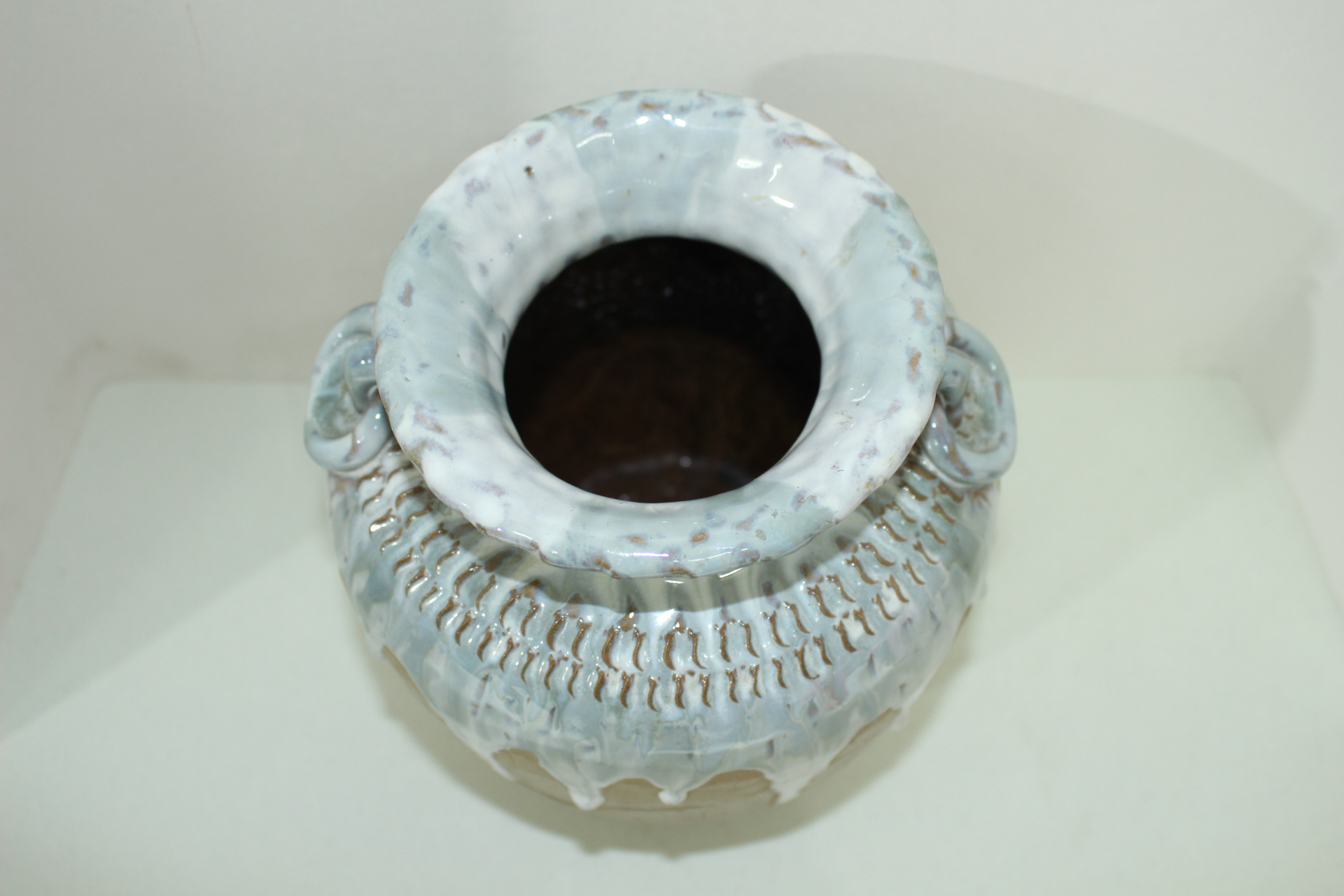 청자 유약흘림이 좋은 이귀 호