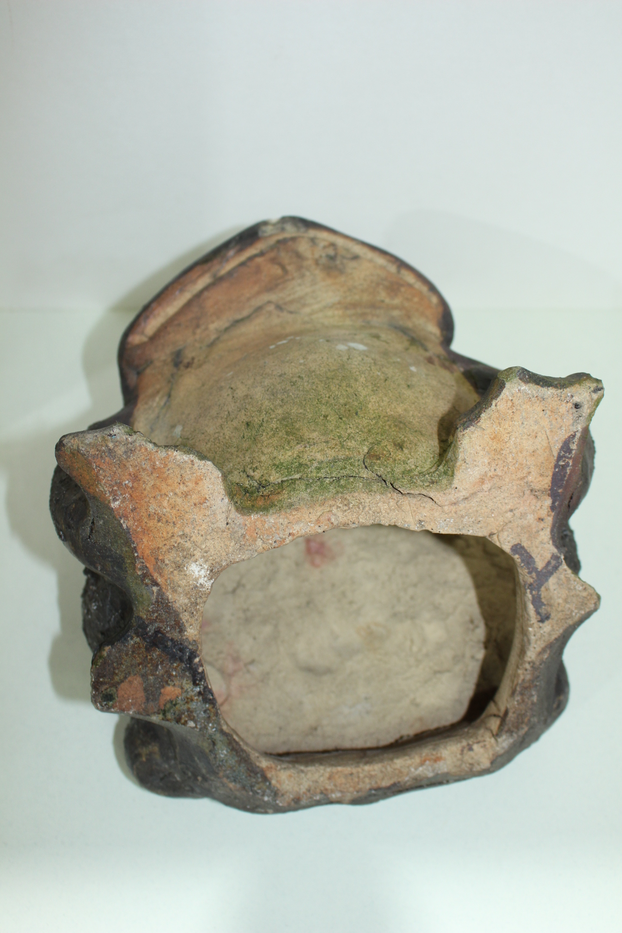 연대가좋은 청자 두꺼비 조각상