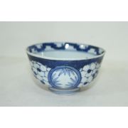 100년이상된 고이마리 청화백자 화문 자완