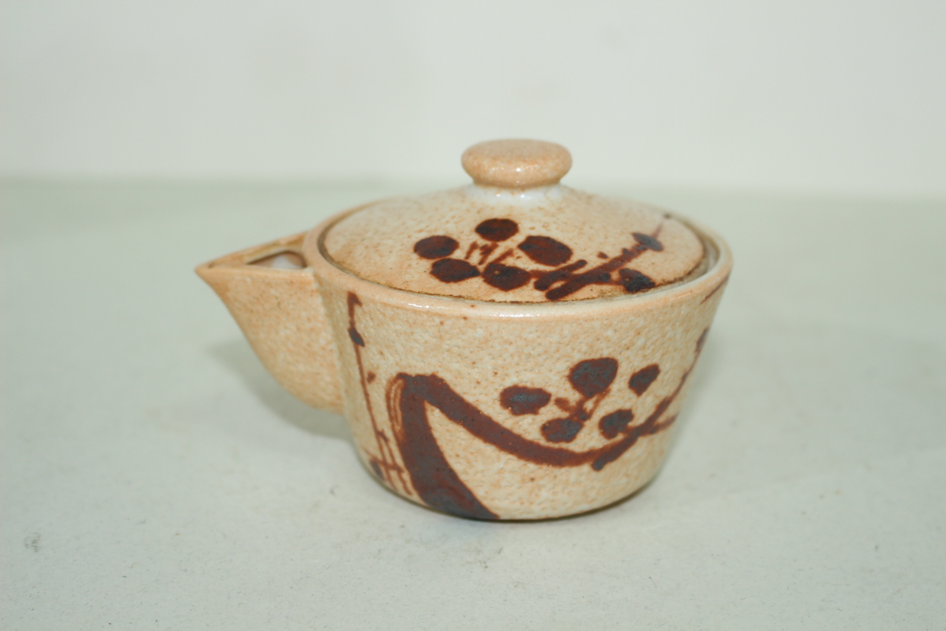 청자 철화화문 3인다관셋트