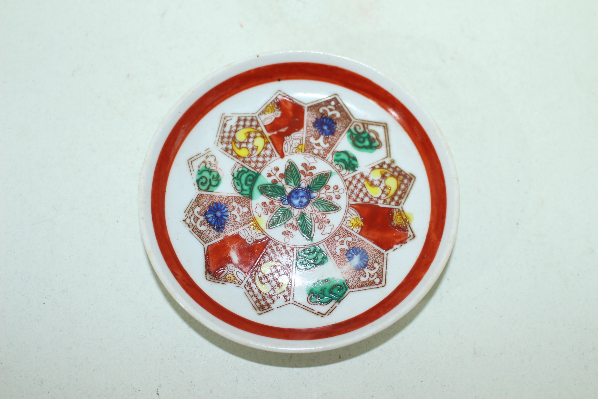 연대가좋은 백자진사추상화문 완 3점