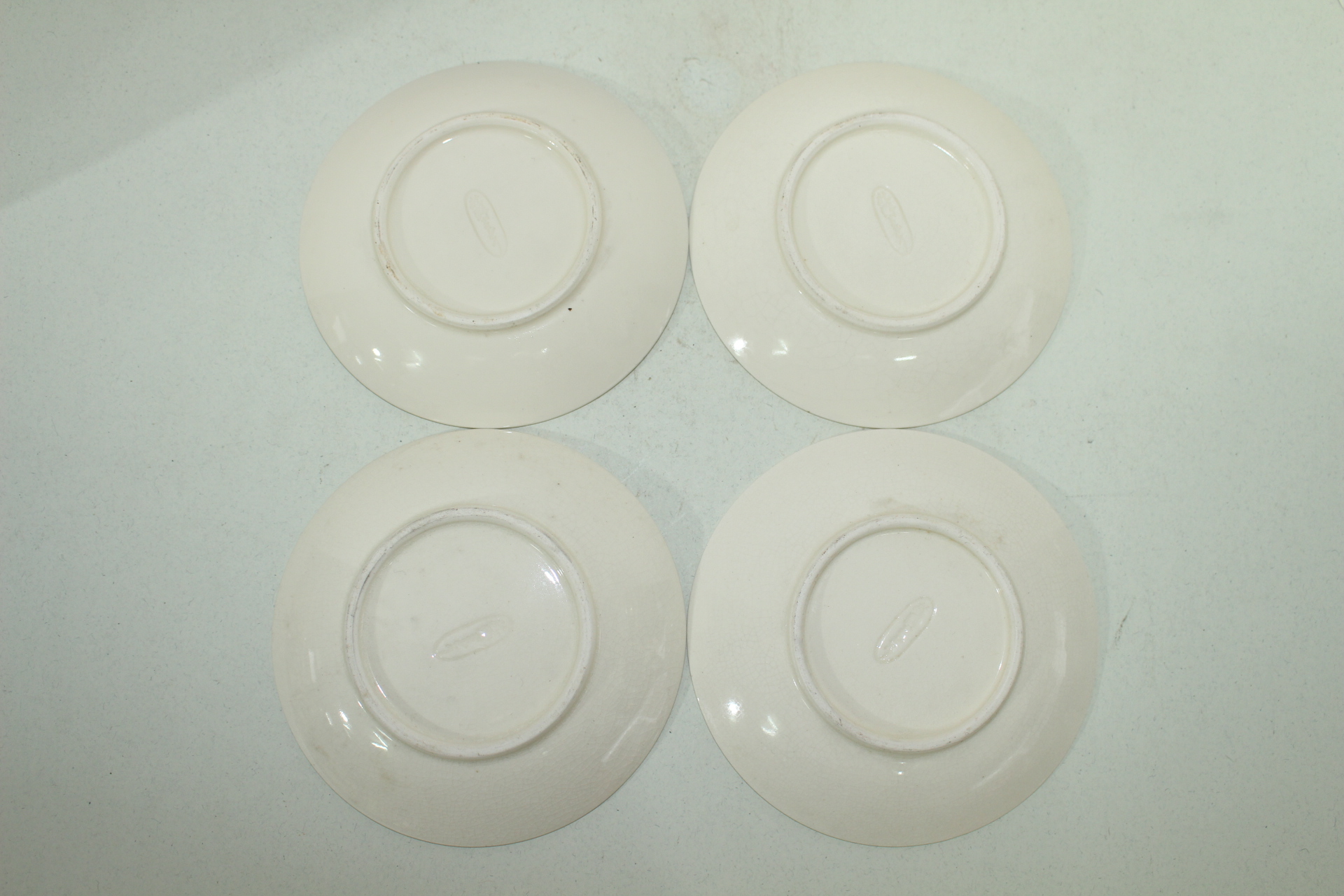 분청자 청화시문 완 4점