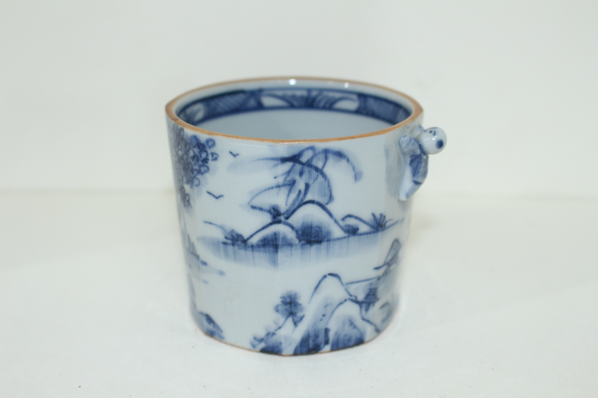 이마리 청화백자 동자 잔