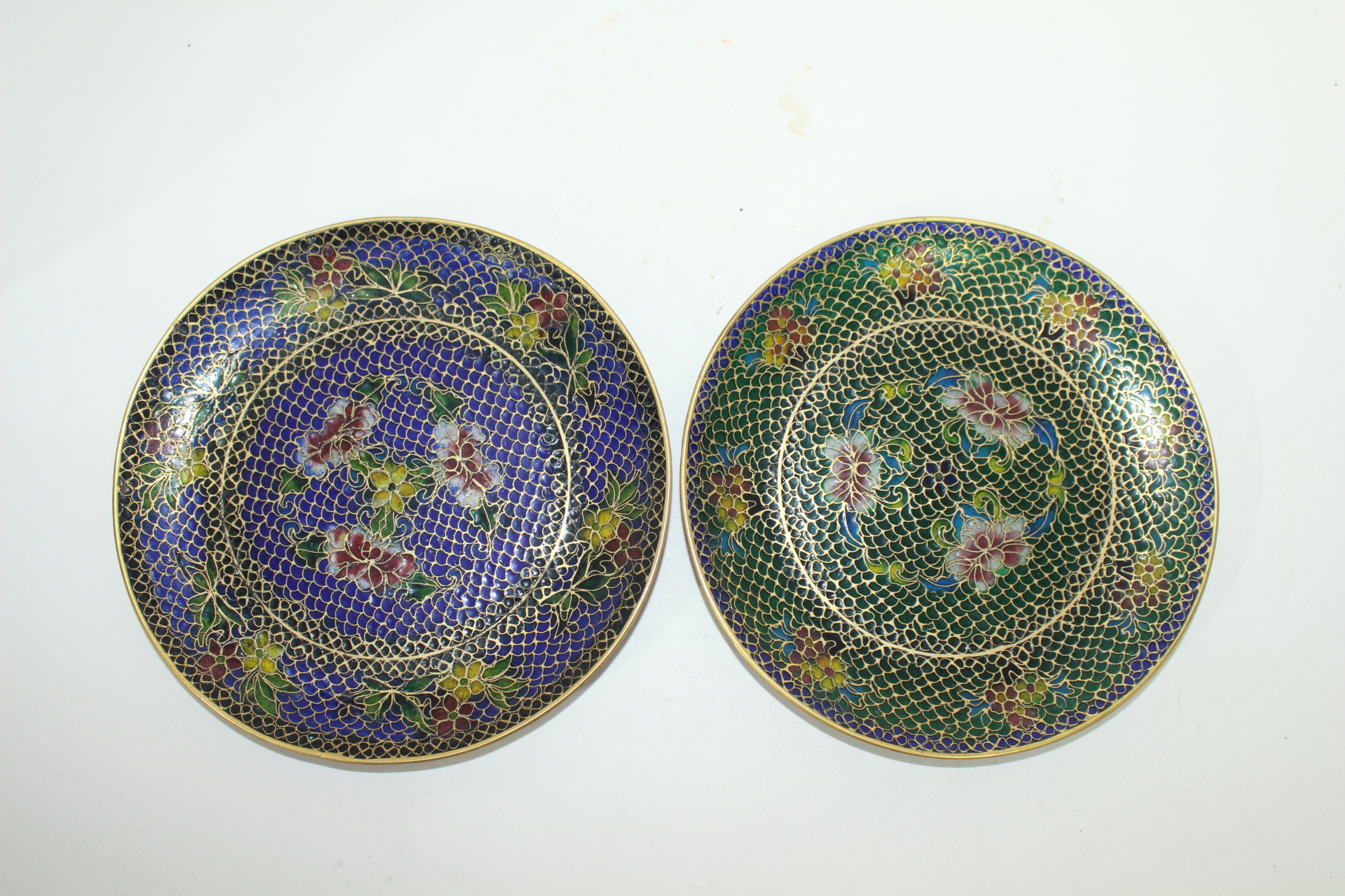 청동칠보화문 완 2점