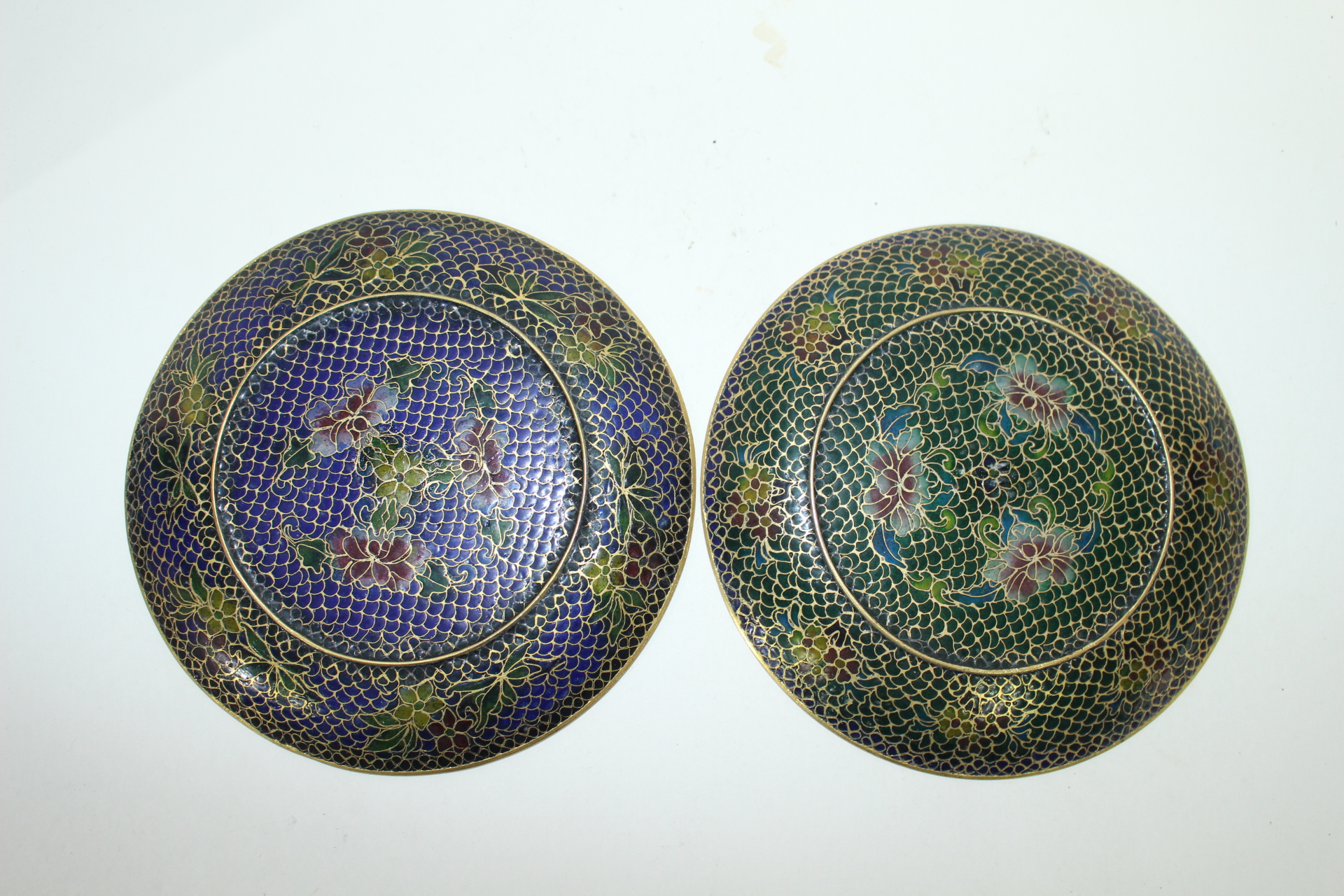 청동칠보화문 완 2점