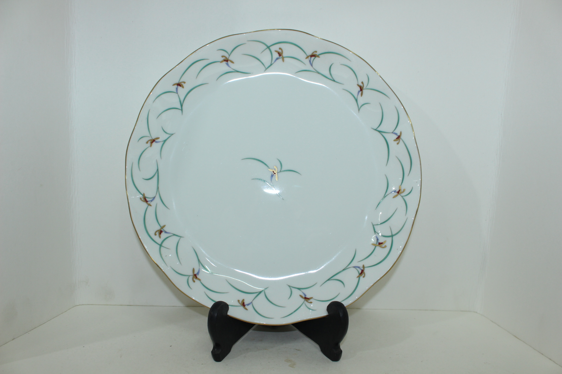 향란사 본챠이나금채난초문 화형대완