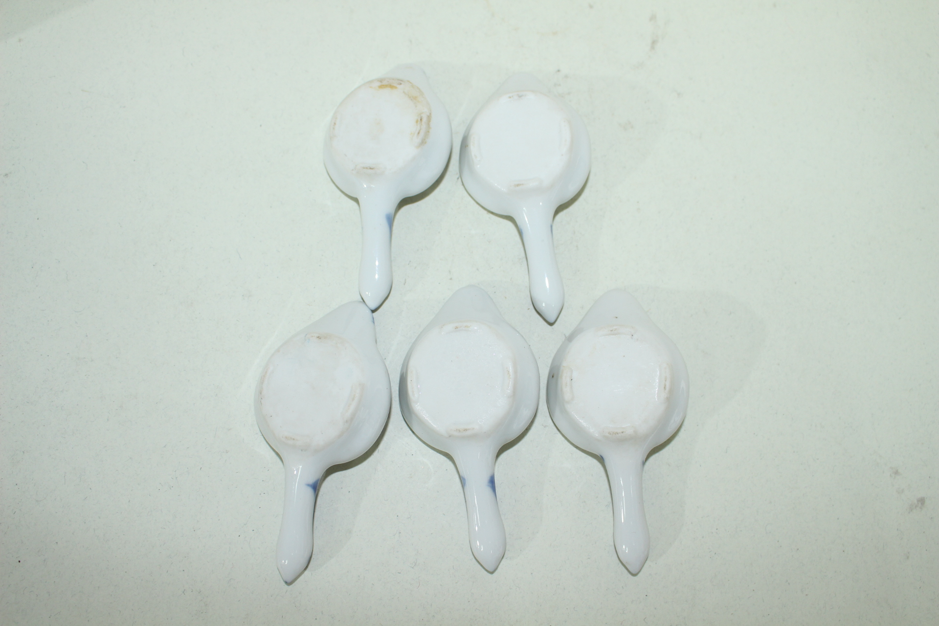 청화백자 오리모양 완 5점셋트