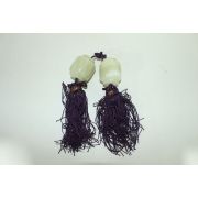 연청옥돌로된 추 1쌍