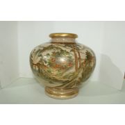 대형크기의 고사스마 분청자금채산수문 대호