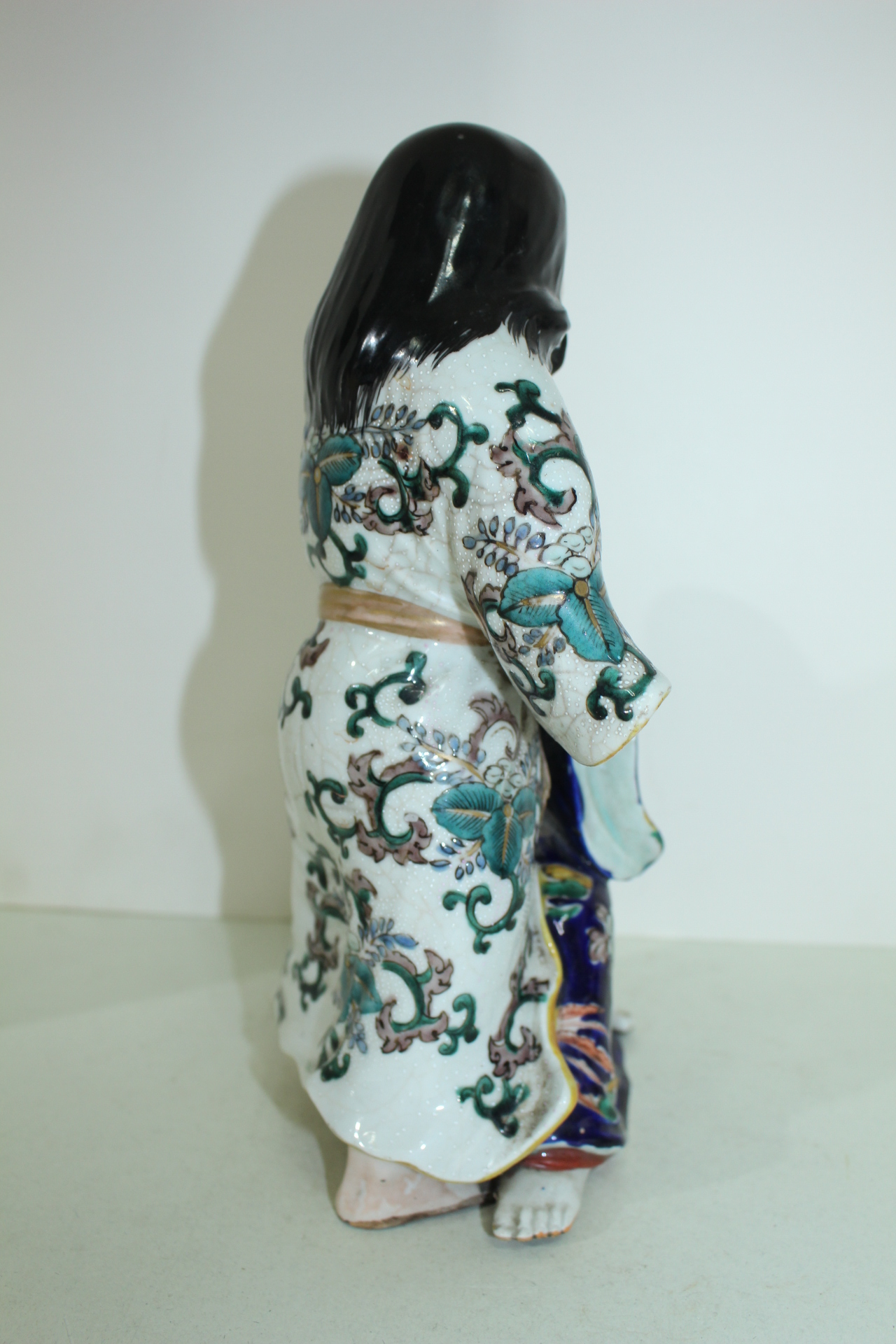 100년이상된 청화백자 남여인물상