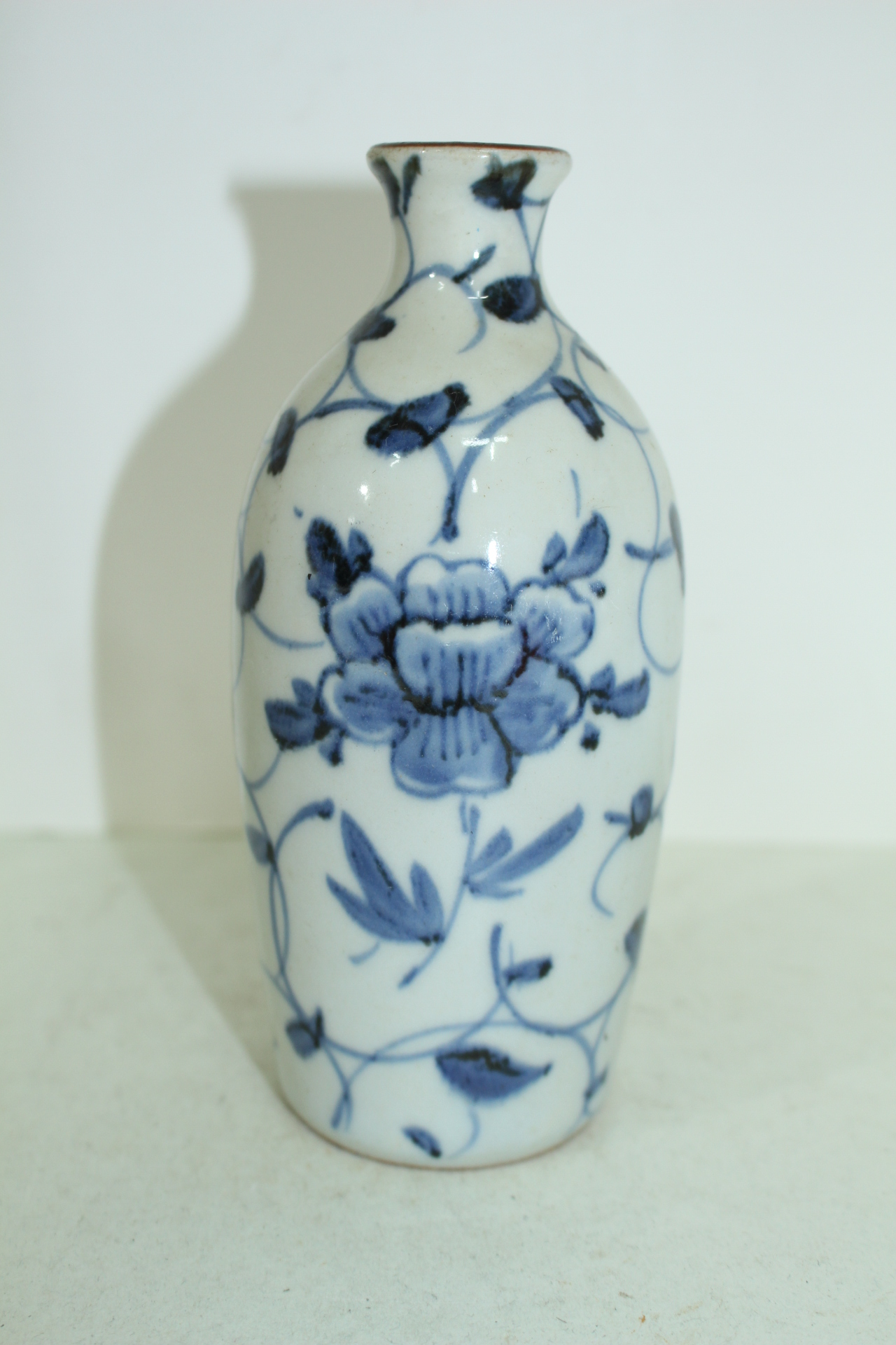 청화백자 화문 주병