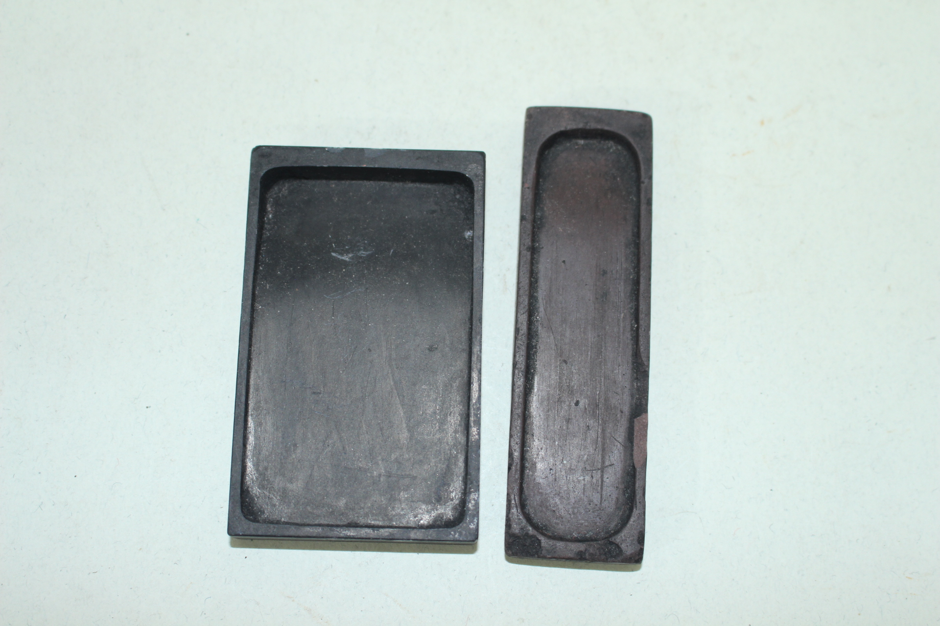 연대좋은 골동 수진돌벼루 2점