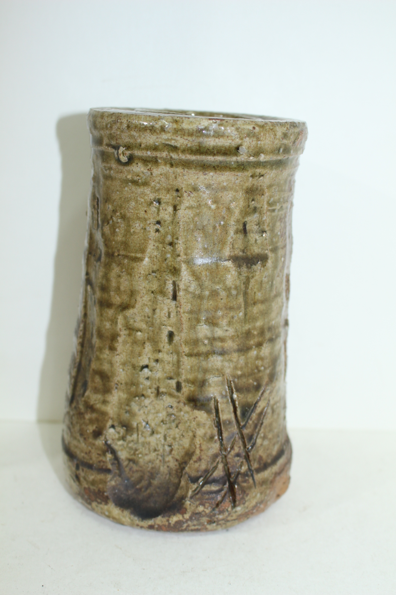 시가라끼 청자 화병