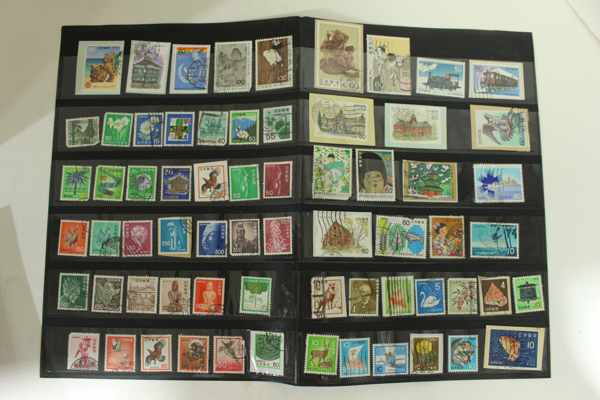 일본 우표 사용실체 일괄
