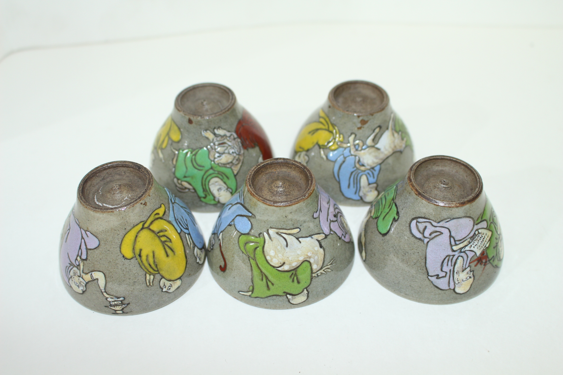 연대가좋은 청자 나한 잔 5점셋트