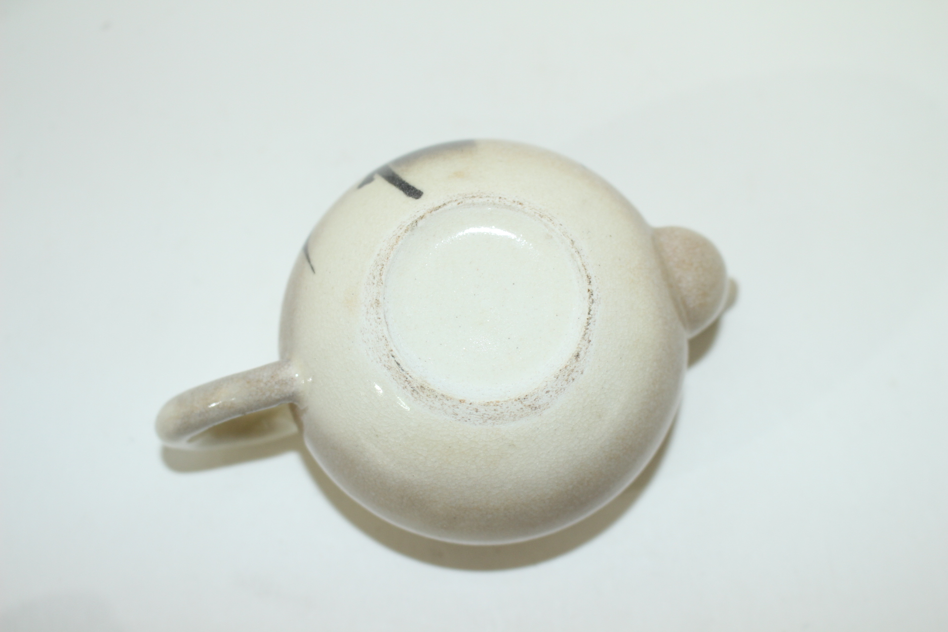 골동 분청자 미산(美山) 철화죽문 다관